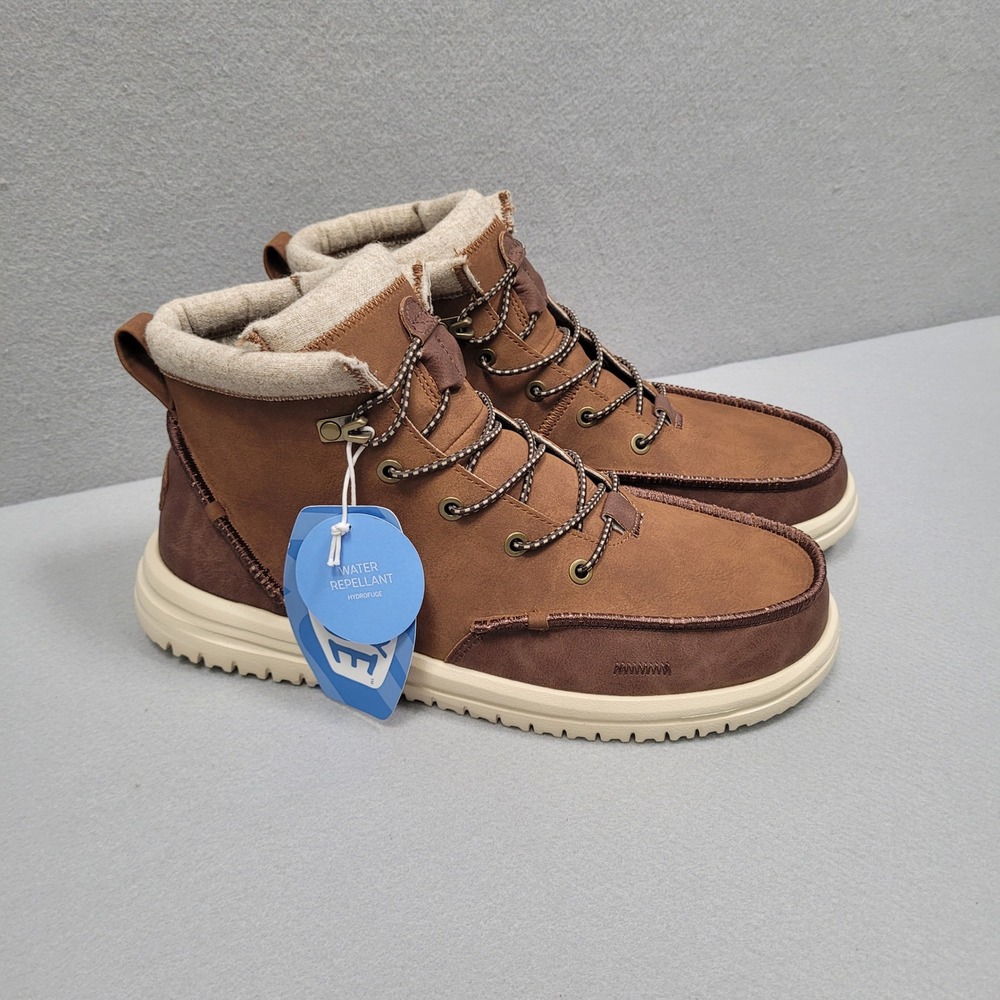 Hey Dude Bradley Classic Tumbled Cognac Multi 44327-2JZ Mens Boots Size 11